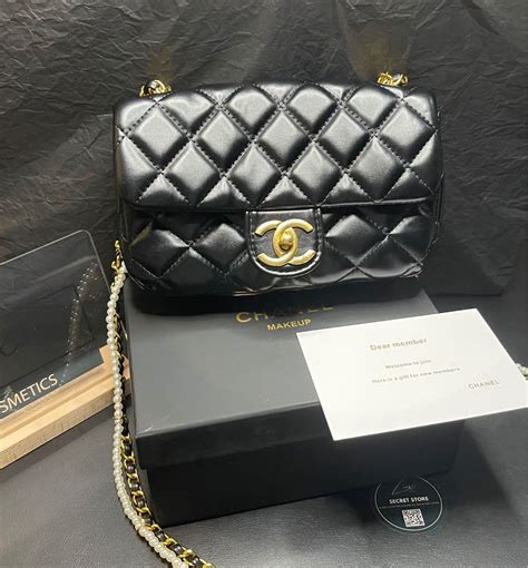 chanel make.up bag|chanel makeup bag free gift.